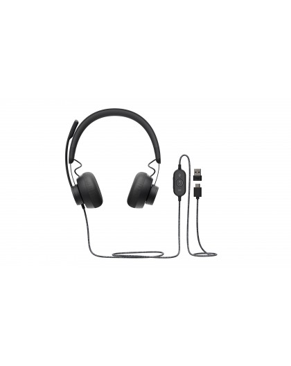 Logitech Zone Wired MSFT Teams - heads