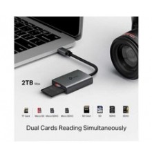 TP-Link UA440C adapter from Type-C to SD and Micro SD card reader, Black EU