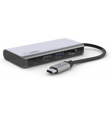 Belkin Connect USB-C Hub, 4 prievadai