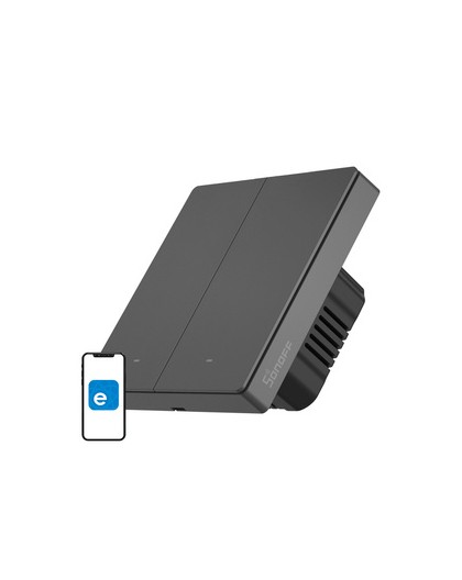Smart Scene Wall Switch WiFi Sonoff M5 2C (2-channel)