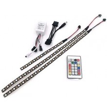 "Lamptron FlexLight" programmable multi-LED strip kit – infrared remote control