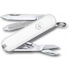 Victorinox Classic SD Falling Snow -dažādās funkcijas rīks, balts