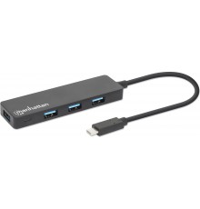 Manhattan USB-C-USB-A Huba, 4 prievadai