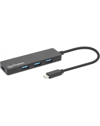 Manhattan USB-C-USB-A Huba, 4 prievadai