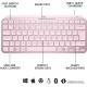 Logitech MX Keys Mini Keyboard, Pink