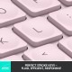 Logitech MX Keys Mini Keyboard, Pink