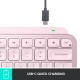 Logitech MX Keys Mini Keyboard, Pink