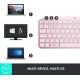 Logitech MX Keys Mini Keyboard, Pink