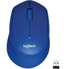 Logitech M330 Silent Plus -pelės, mėlyna