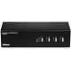 TRENDnet Switch Trendnet TK-440DP KVM Switch, Black, Silver