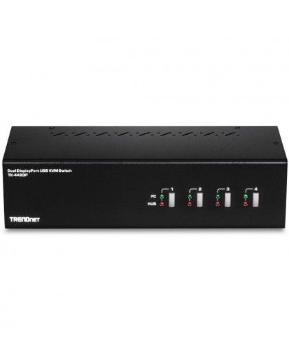 TRENDnet Switch Trendnet TK-440DP KVM Switch, Black, Silver