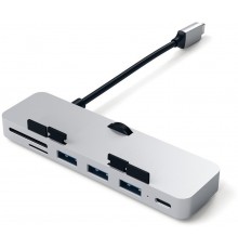 Satechi USB-C Clamp Pro Hub for iMac - Adapter, Silver