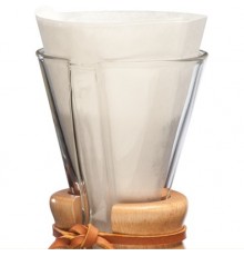 Chemex FP-2 Unfolded Half Moon filter paper, 100 pcs
