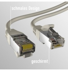 EFB EFB CAT8.1 GRAY 20m RJ45 PATCH CABLE S/FTP PIMF