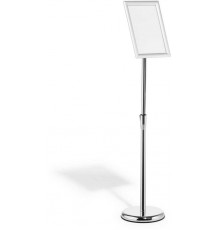 DURABLE Information Stand, A4, with aluminum frame and folding edges