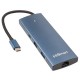 Extra Digital Adapter is USB Type-C - HDMI, 3x USB Type-A, SD, TF, USB Type-C PD100W
