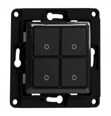 Shelly wall switch 4 button (black)