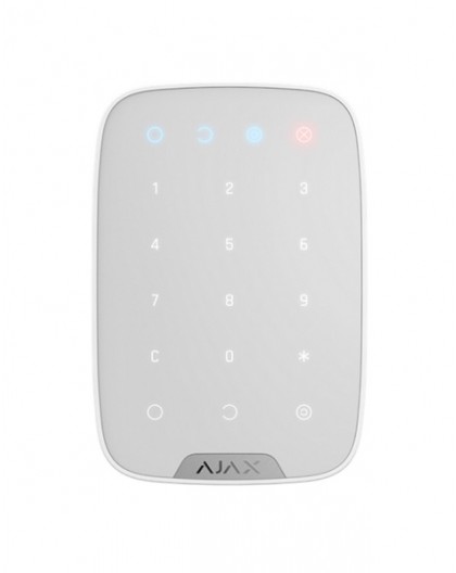 AJAX KeyPad Plus wireless control keyboard (white)