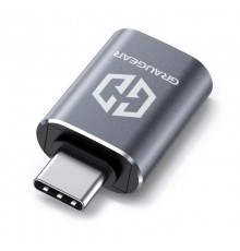 Graugear Gray USB-C to USB-A Adapter