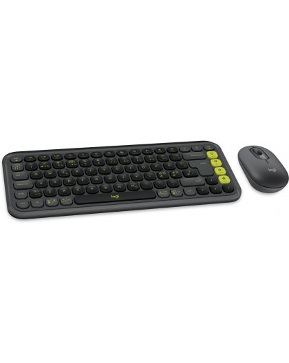 Logitech POP Icon Combo -taivāns un pele, grafīts