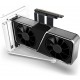 NZXT Vertical GPU Mounting Kit - installation frame for graphics card, white
