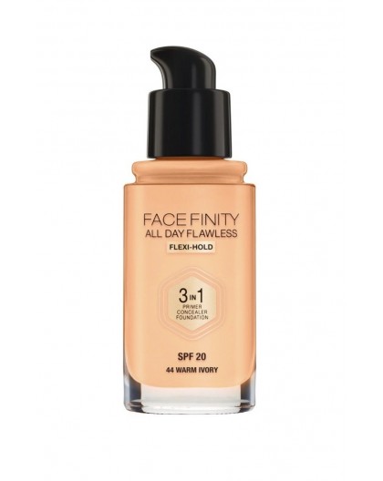 Max Factor Facefinity 3in1 Foundation SPF20 44 30ml