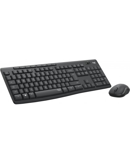 Logitech MK295 Keyboard and Mouse, Black