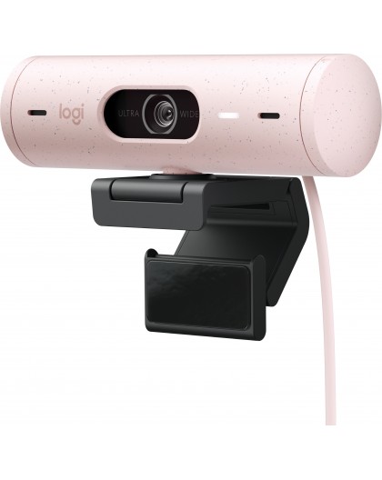 Logitech Brio 500 -web kamera, rožinė