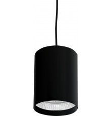 Airam Fiora pendant lamp, E27, black frame