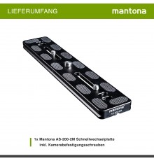 Mantona AS-200-2M Quick Release Plate