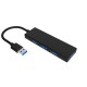 Fuj:tech USB-A centrmezgli, 4 porti