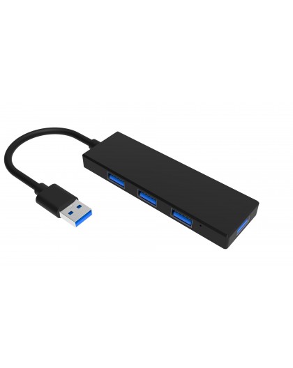 Fuj:tech USB-A hubas, 4 prievadai