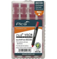 Pica-Marker Pica VISOR permanent refill red / SB