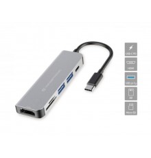 CONCEPTRONIC USB-C-HDMI doks 2xUSB-A 3.0 60W PD + 15 cm gr