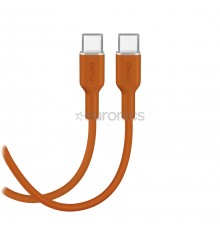 Cable Puro Soft USB-C/USB-C 1.5m, Orange