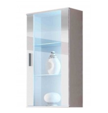 Cama hanging display cabinet SOHO white/white gloss