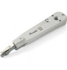 LSA installation tool with pressing, stripping, and cutting functions