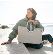 Reisenthel Loopshopper L herringbone sand