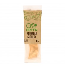 Go Green Reusable Forks 10pcs