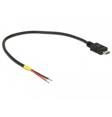 Delock USB 2.0 Micro-B Cable with 2 Open Cable Ends, Length 20 cm