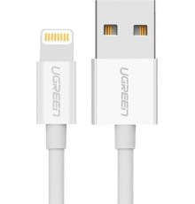 UGREEN nikeliuotas USB - Lightning kabelis MFi 1m