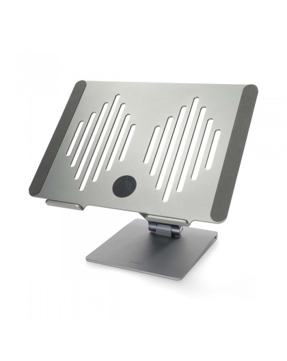 Nedis Laptop Stand with USB Hub, Silver