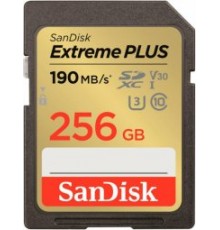 SanDisk Extreme PLUS Memory card SDXC / 256 GB