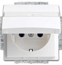 BUSCH JAEGER BJ 20 EUK-914 SCHUKO socket insert alpine white B