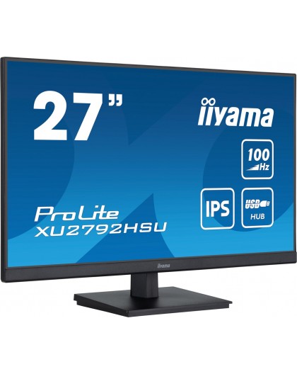 iiyama ProLite 27” IPS technology panel with USB hub and 100Hz refresh rate