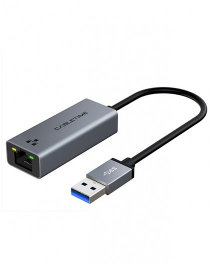 Extra Digital Adapteris USB3.0 A-RJ45, 1000Mbps, 0.15m