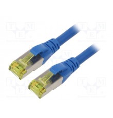 DIGITUS CAT 6A S/FTP патч-кабель, 3м, синий