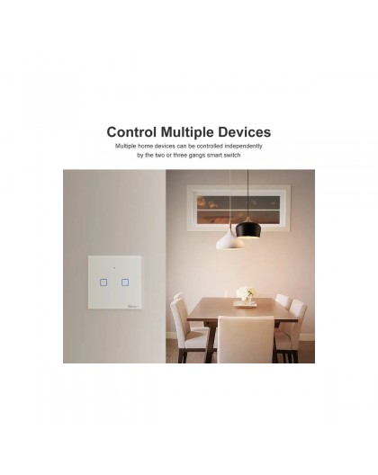 Smart Switch WiFi + RF 433 Sonoff T2 EU TX (1-channel) updated