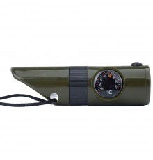 Mil-Tec Survival Whistle 6 in 1 Olive