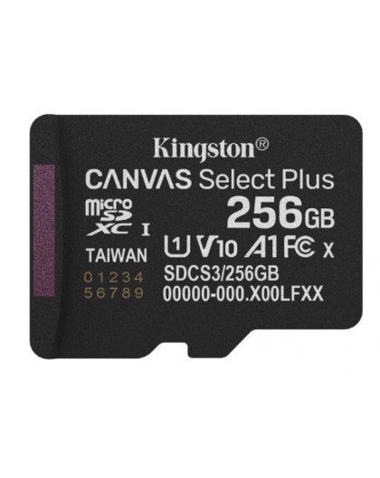 Kingston Canvas Select Plus MicroSDXC Memory card 256GB